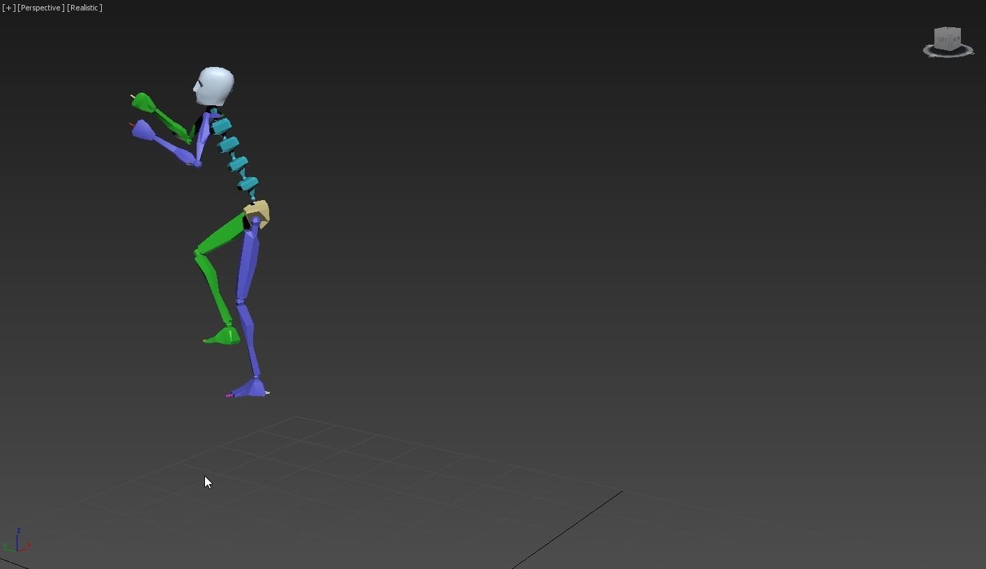 Ladder climbing 3D model_15