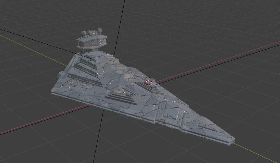 Space Ship 3D model_2