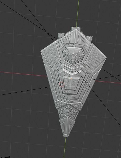 Space Ship 3D model_4