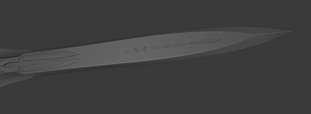 Cherubic Sword 3D model_4