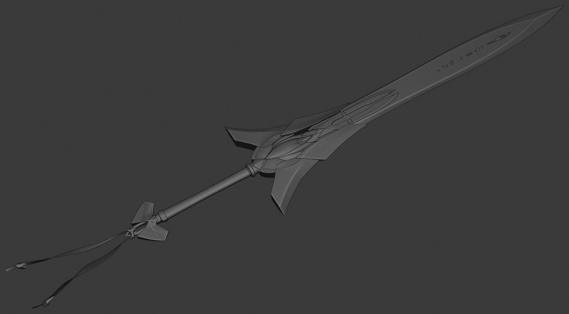 Cherubic Sword 3D model_12