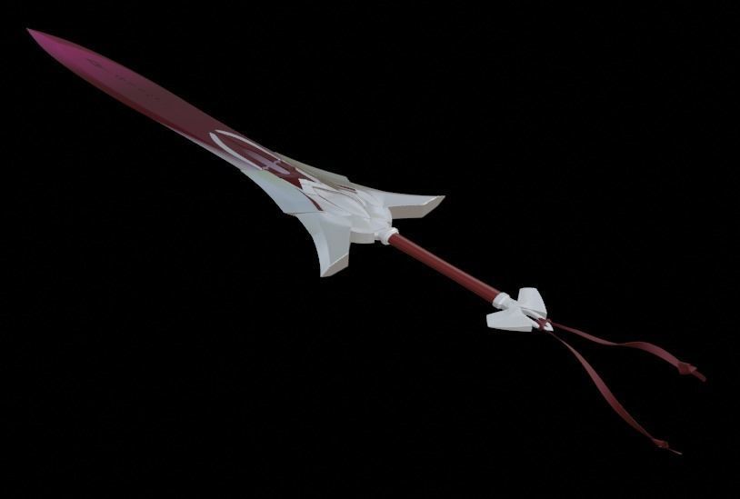 Cherubic Sword 3D model_2
