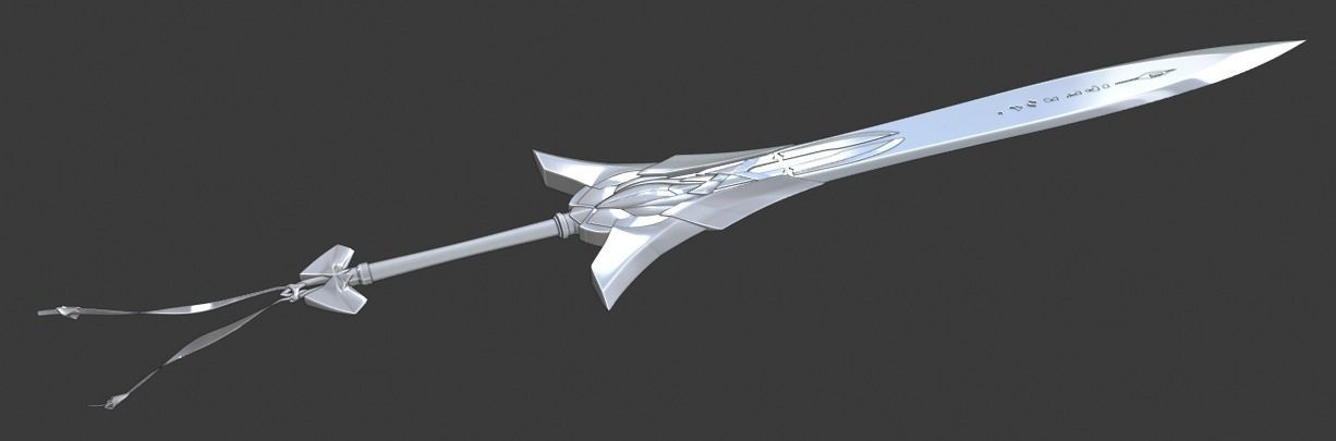 Cherubic Sword 3D model_3