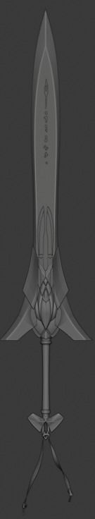Cherubic Sword 3D model_7