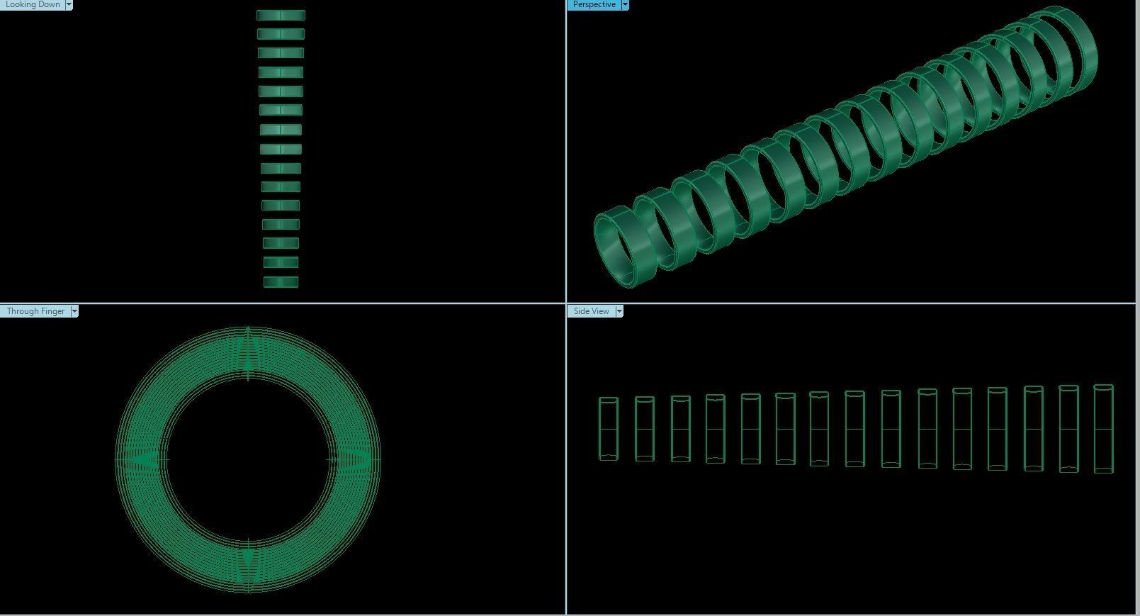 Flat Wedding Band 5 mm wide 3D print model_1