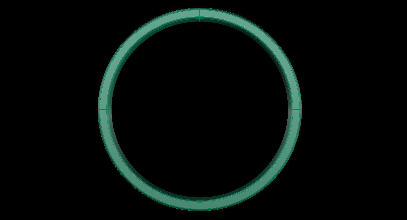 Flat Wedding Band 5 mm wide 3D print model_17