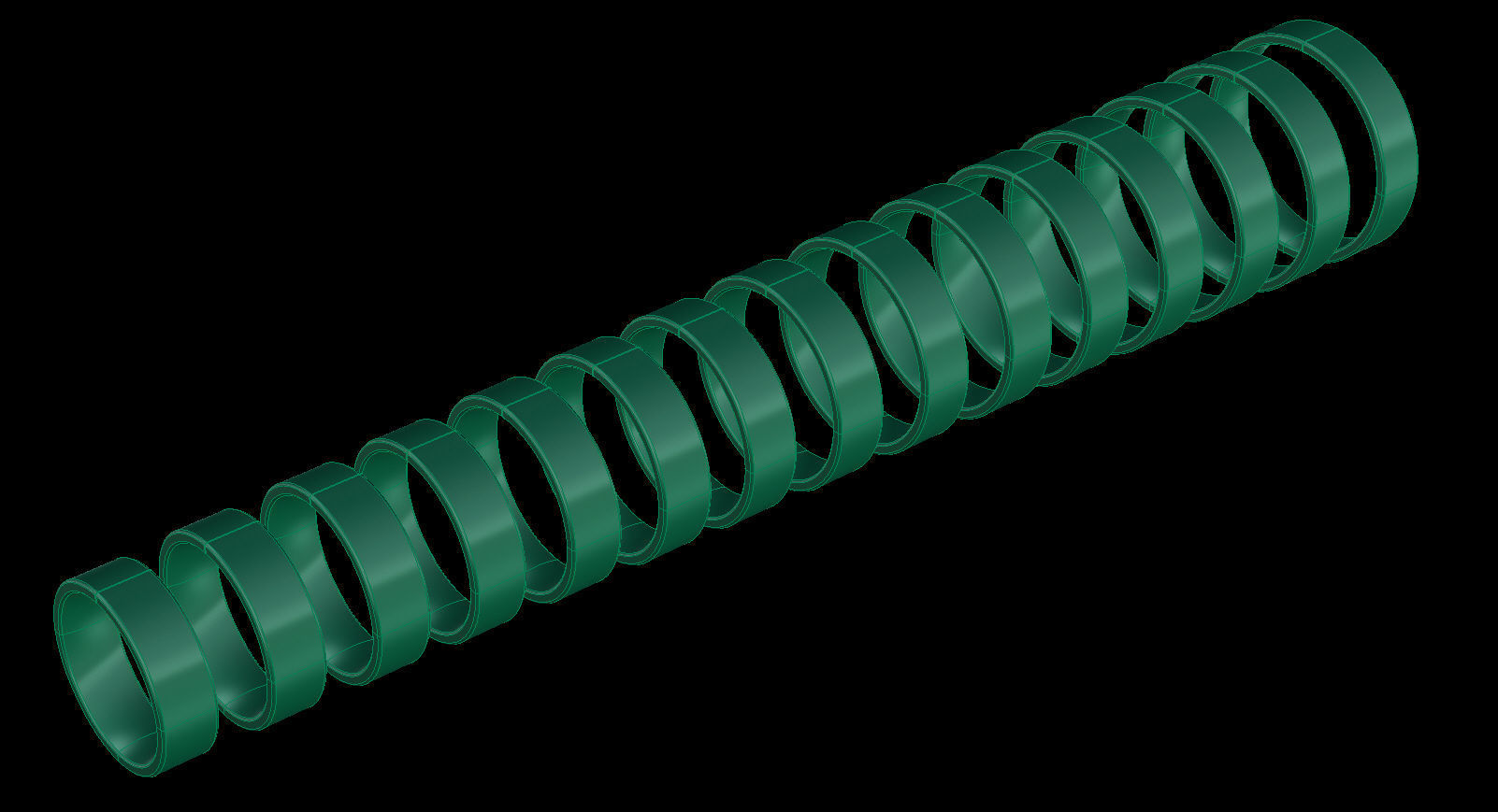 Flat Wedding Band 5 mm wide 3D print model_10