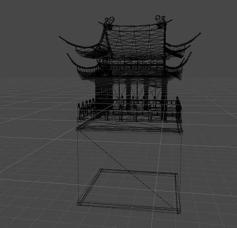 Chines city wall 3D model_3
