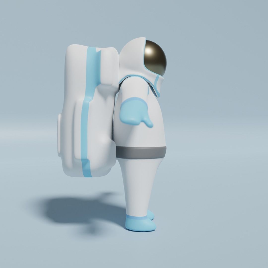 ASTRONDUT astronaut 3D model_1