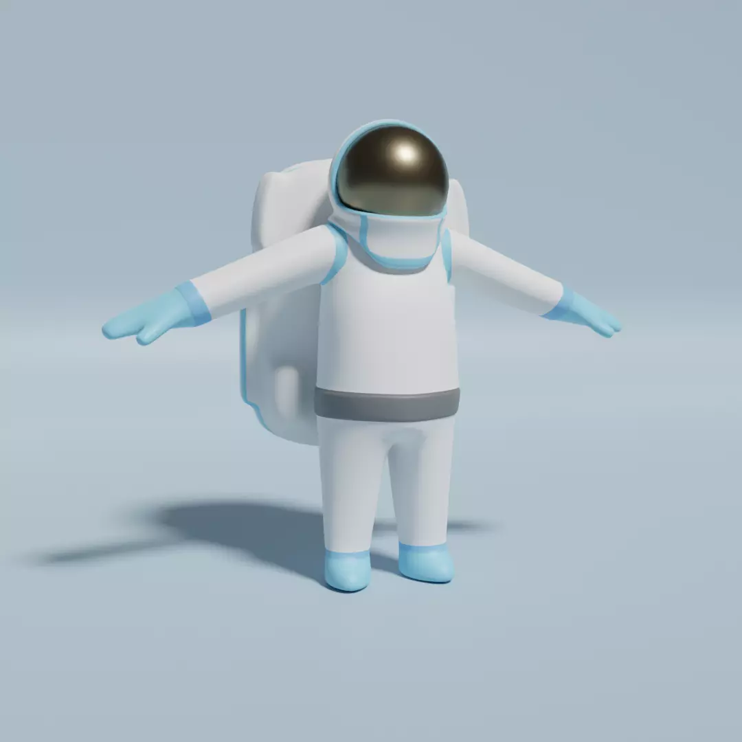 ASTRONDUT astronaut 3D model_0