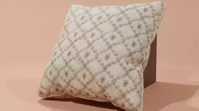  knitted pillow