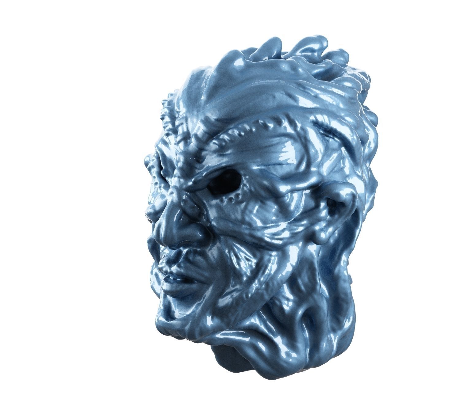 fantasy head character game 3D print model_5