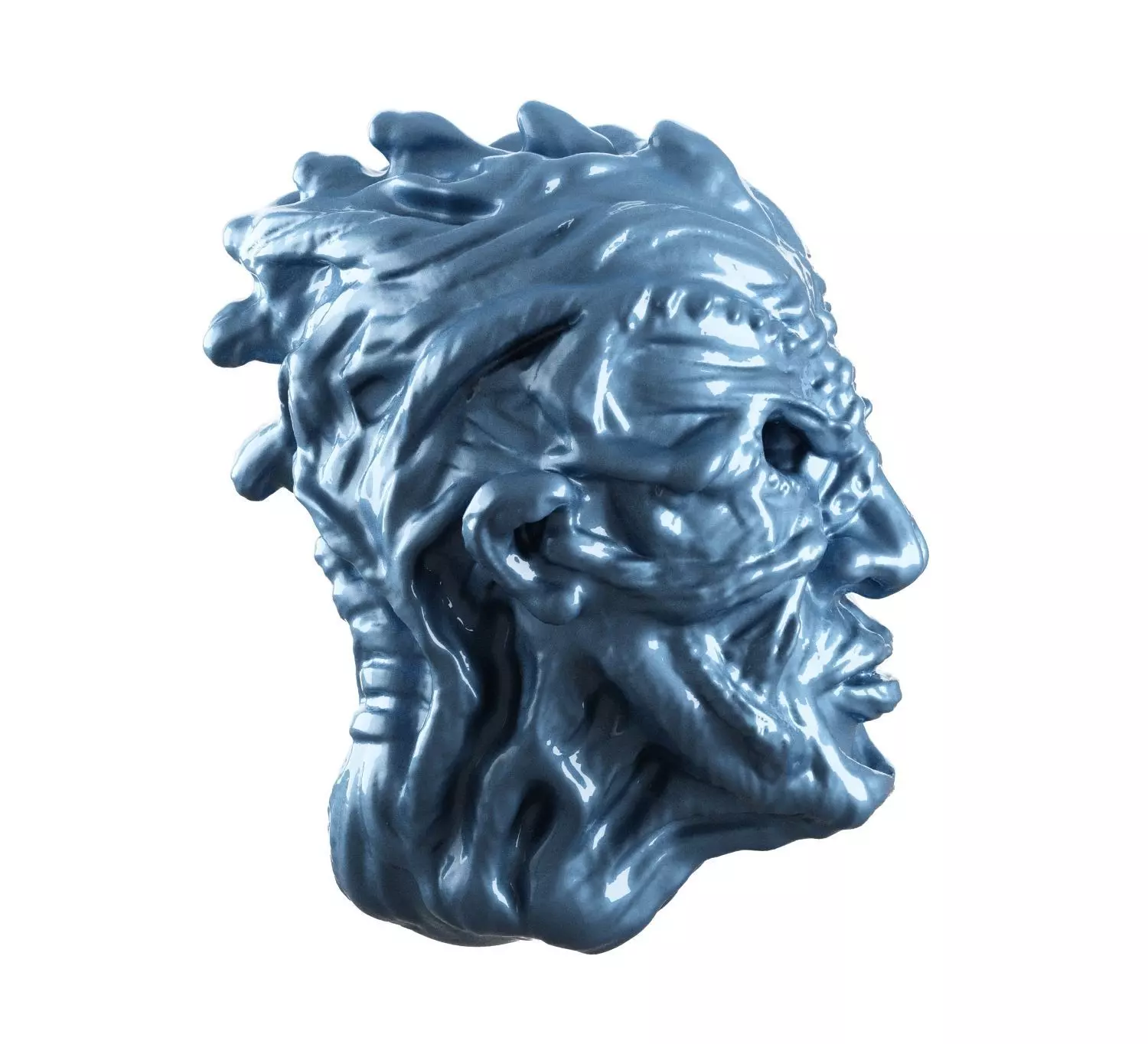 fantasy head character game 3D print model_0