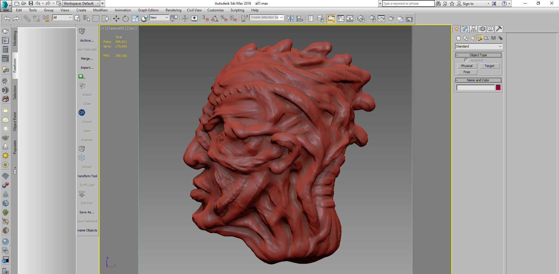 fantasy head character game 3D print model_18