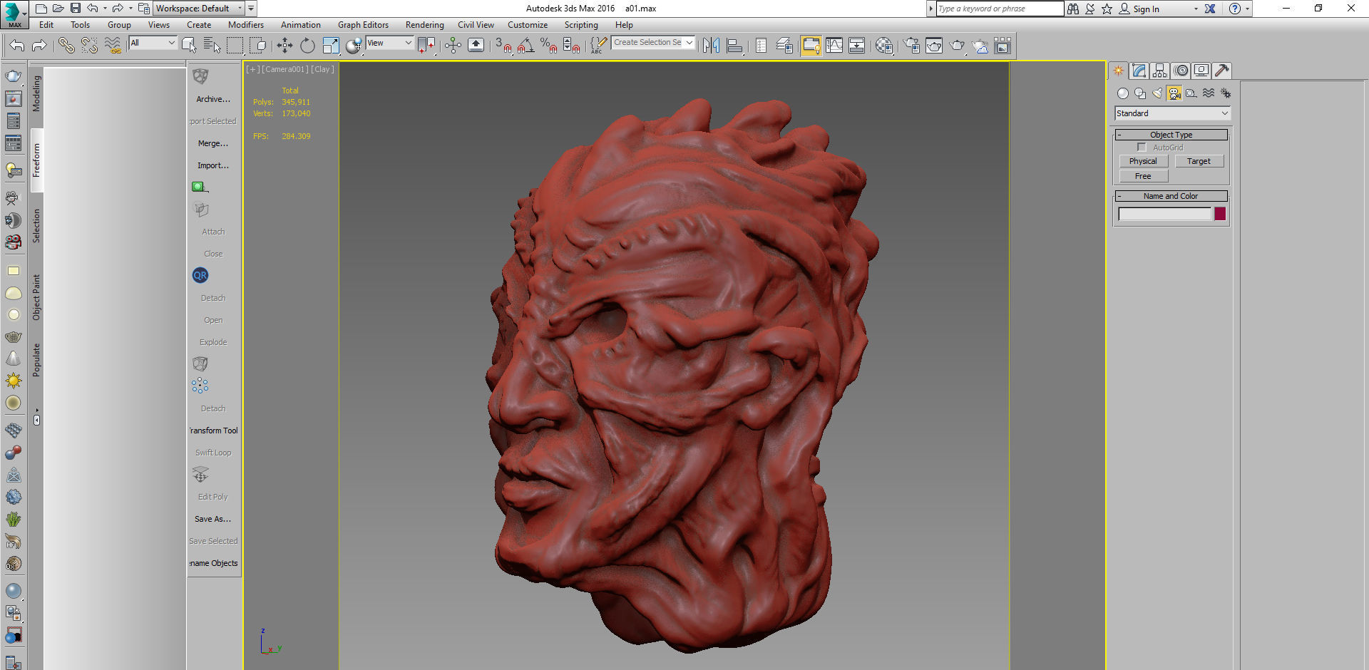 fantasy head character game 3D print model_17
