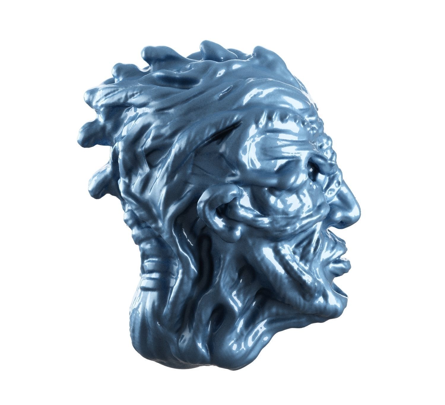 fantasy head character game 3D print model_1