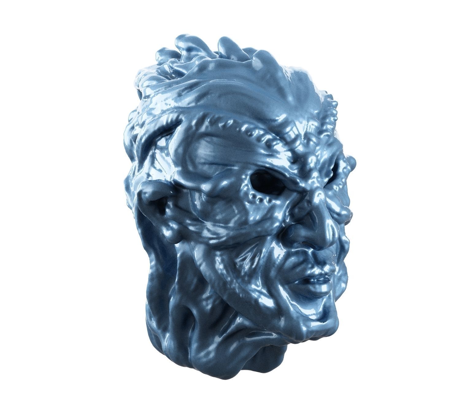 fantasy head character game 3D print model_9