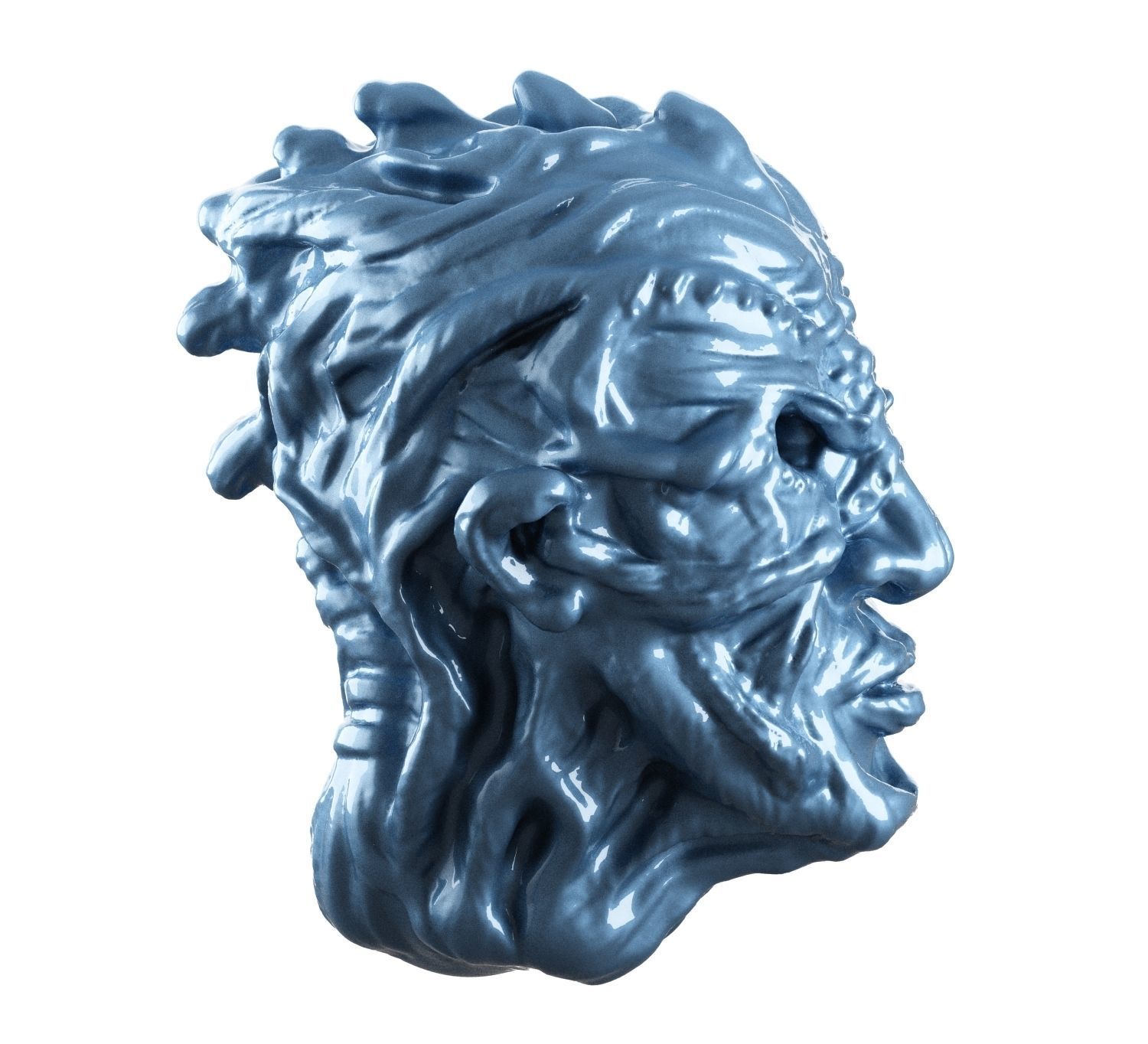 fantasy head character game 3D print model_14