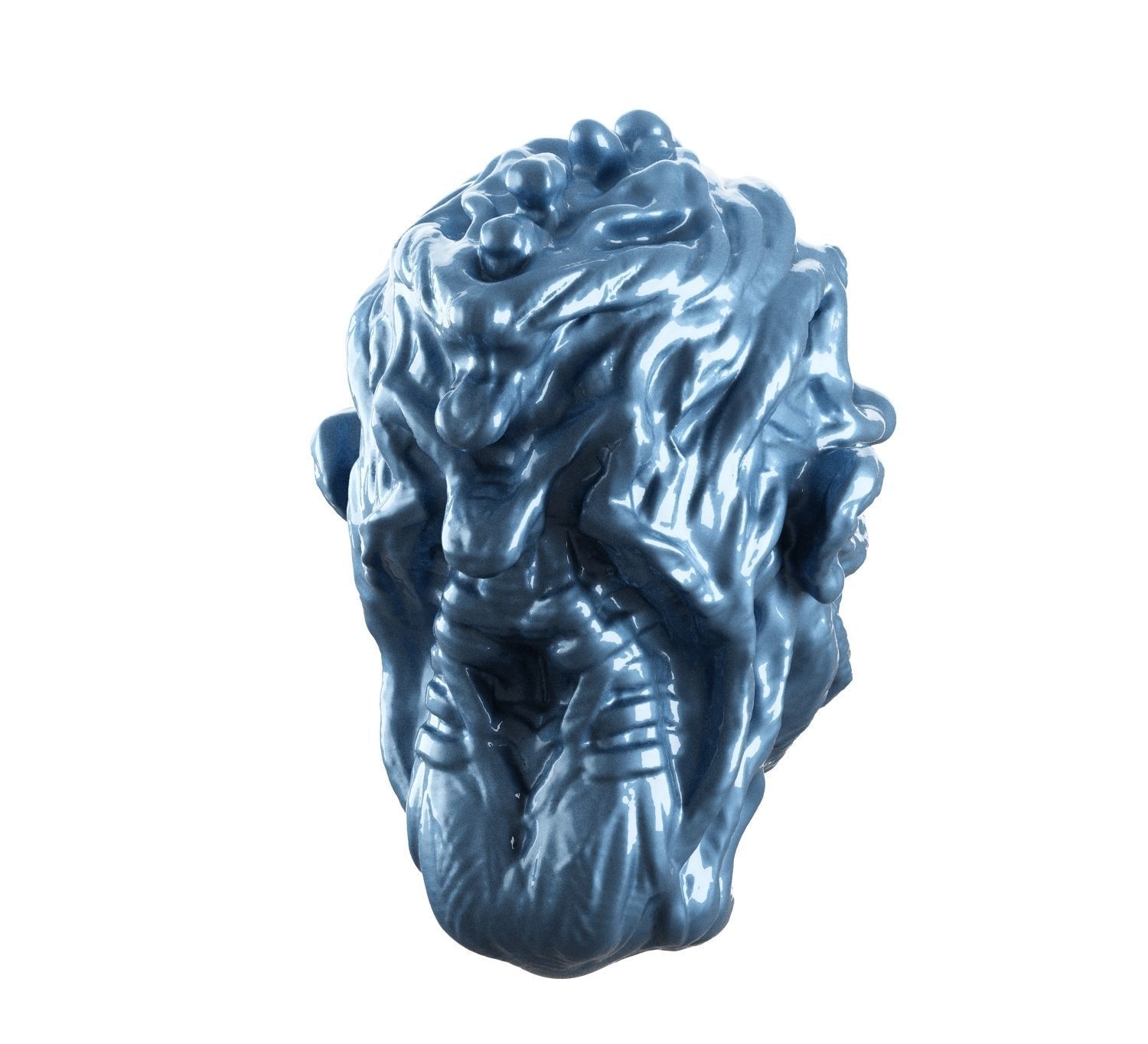 fantasy head character game 3D print model_2