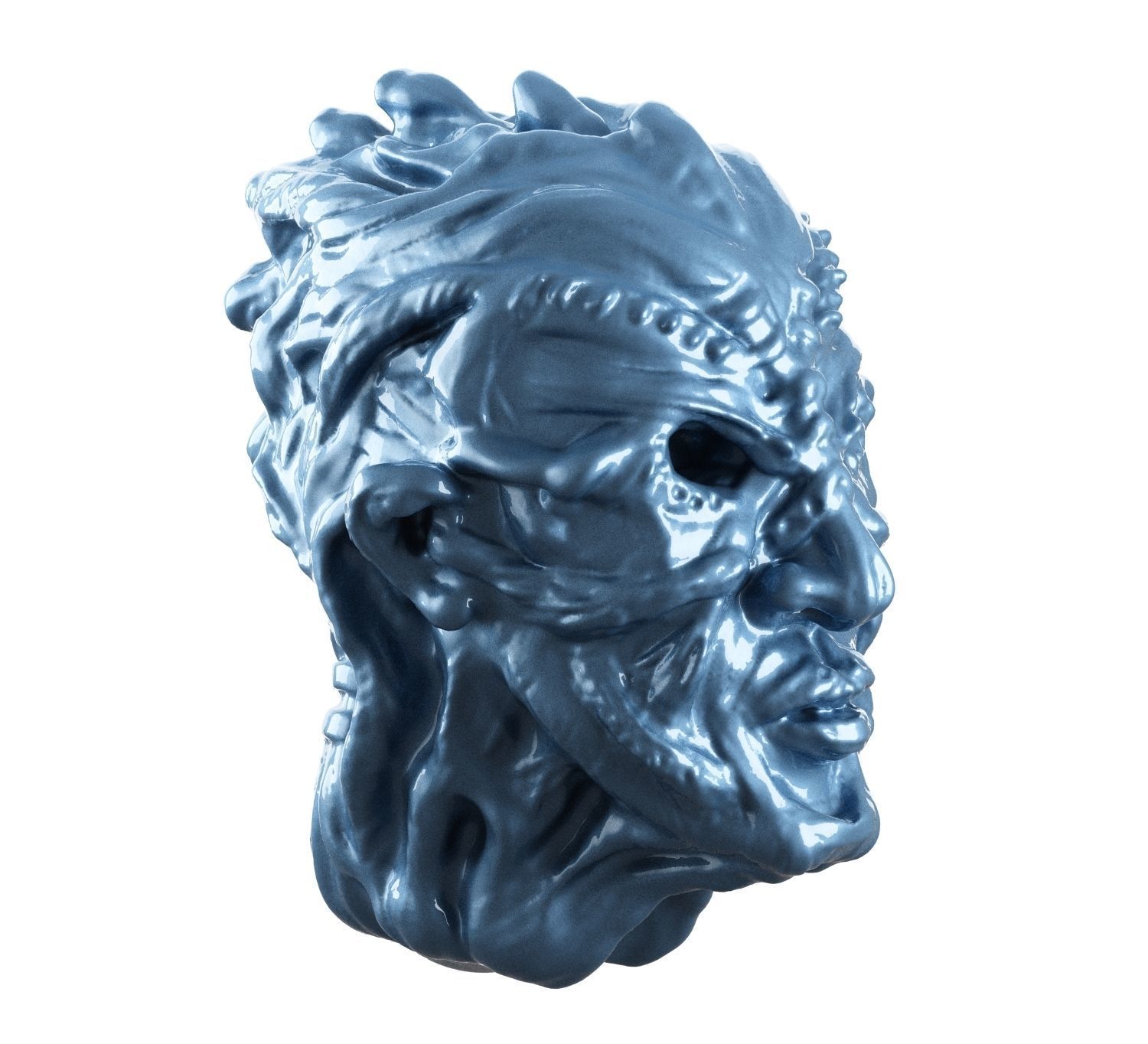 fantasy head character game 3D print model_8