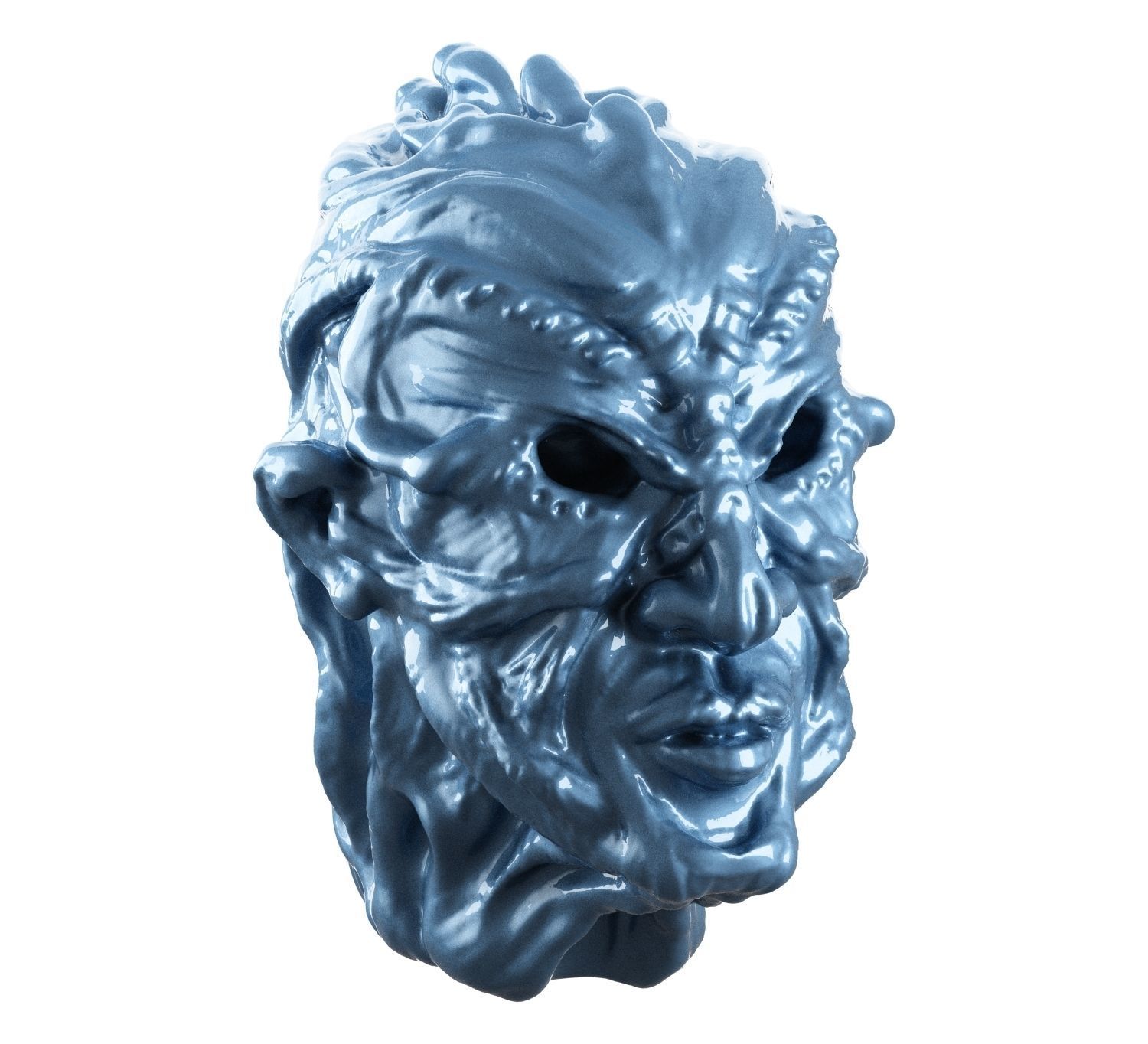 fantasy head character game 3D print model_3