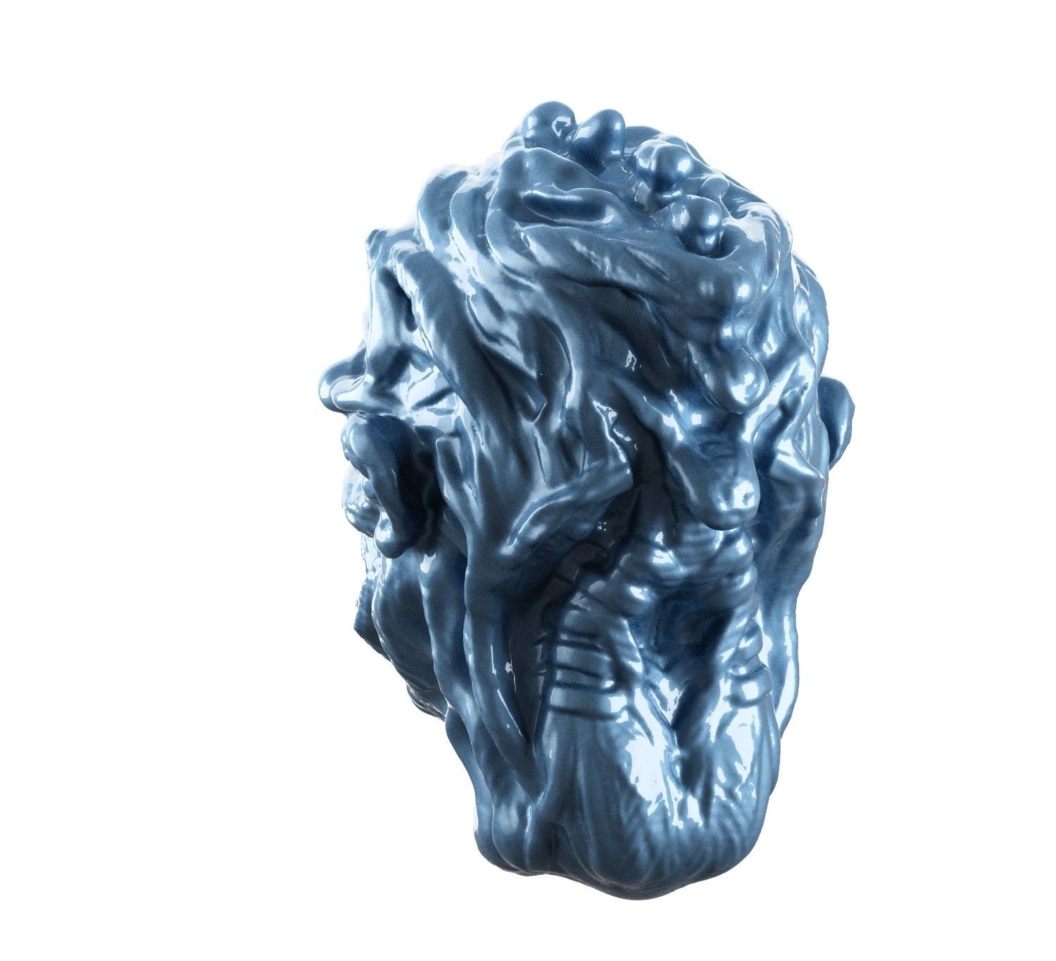 fantasy head character game 3D print model_7