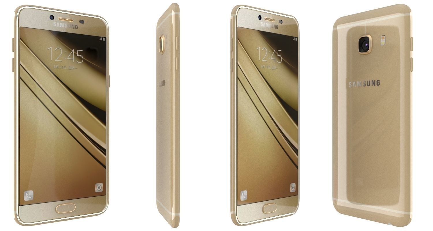 Samsung Galaxy C5 All Colours 3D model_18