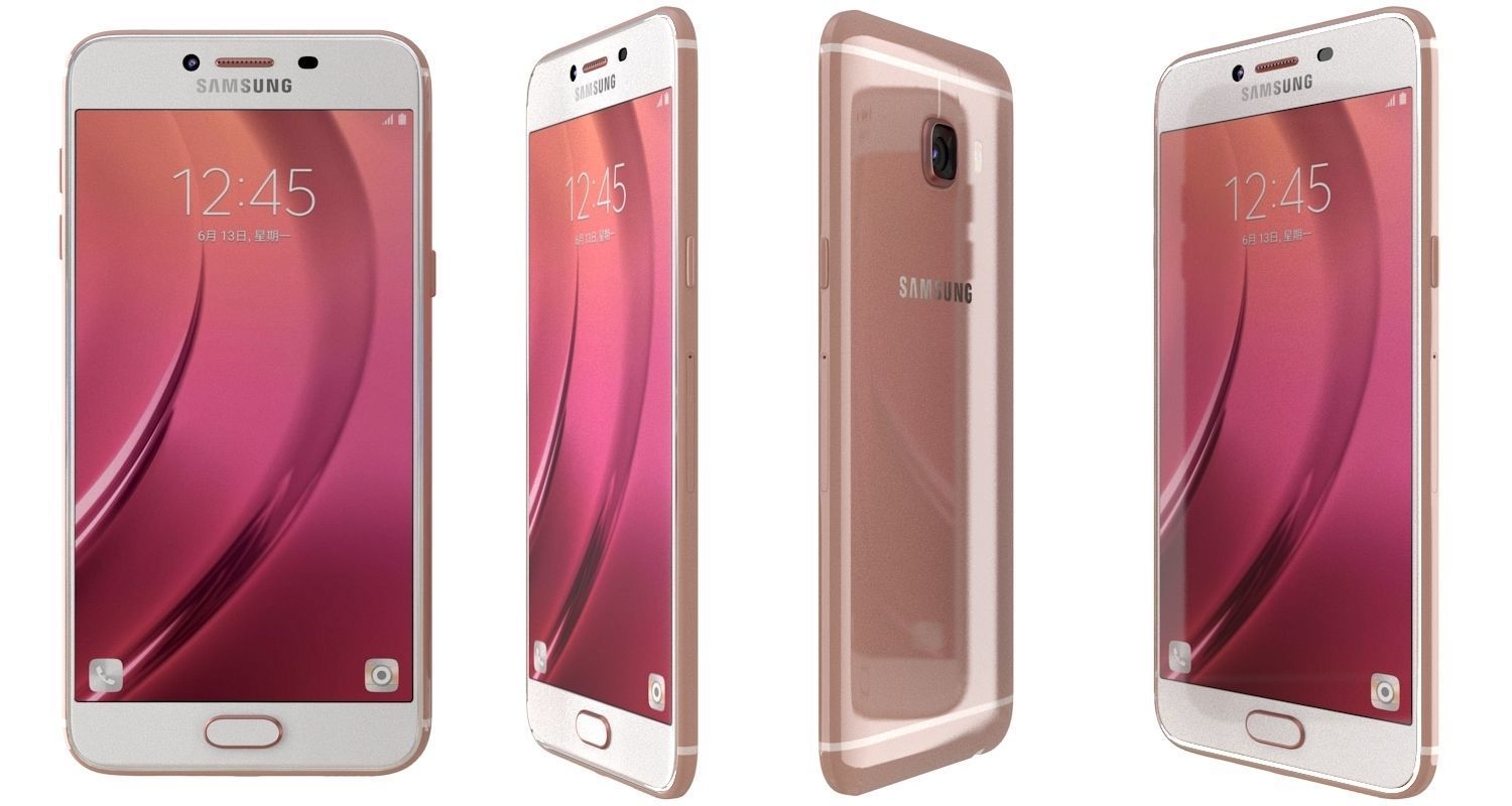 Samsung Galaxy C5 All Colours 3D model_47