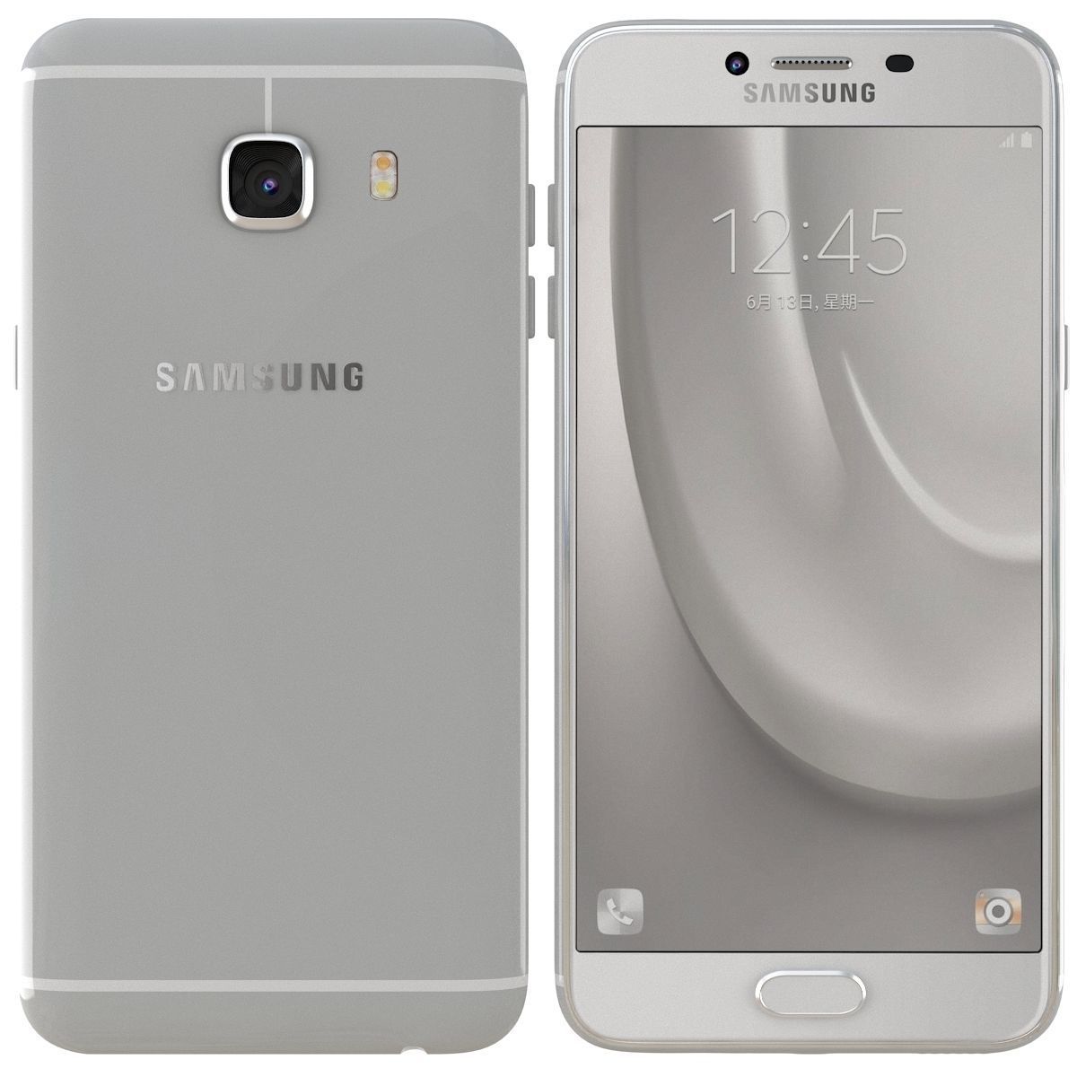 Samsung Galaxy C5 All Colours 3D model_5