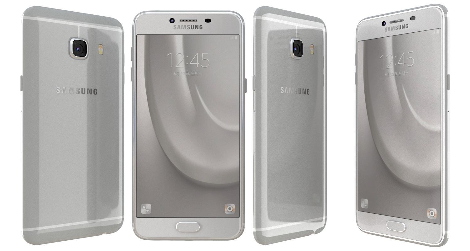 Samsung Galaxy C5 All Colours 3D model_2
