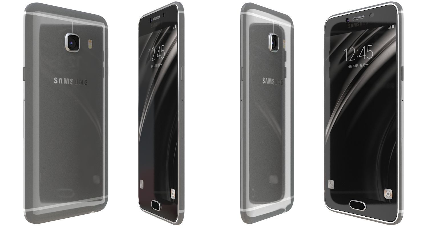 Samsung Galaxy C5 All Colours 3D model_30