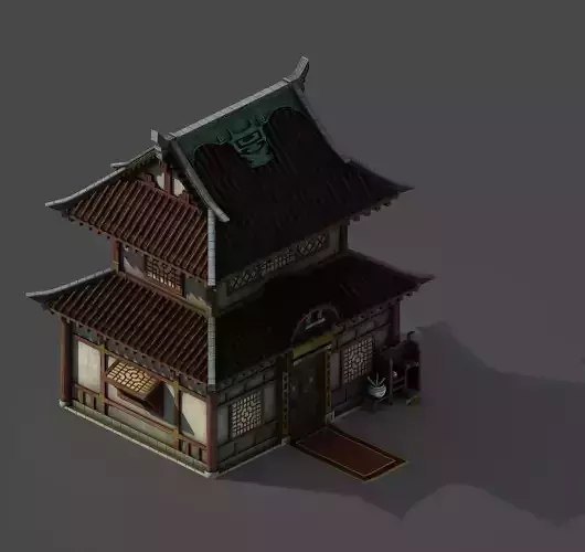 Gang building - house 3D model
