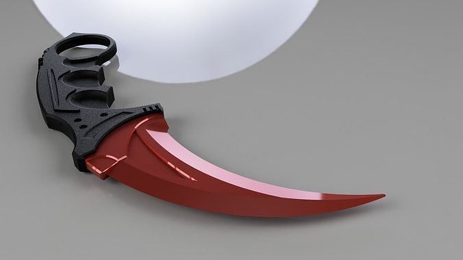 Karambit knife 3D print model