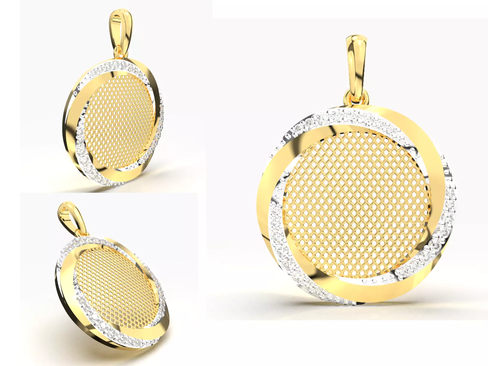 EDHAS DIAMOND PENDANT 3D print model