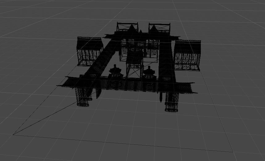 Shenhaiyanwangsi chinese temple 3D model_3