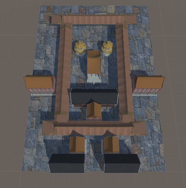 Shenhaiyanwangsi chinese temple 3D model_2