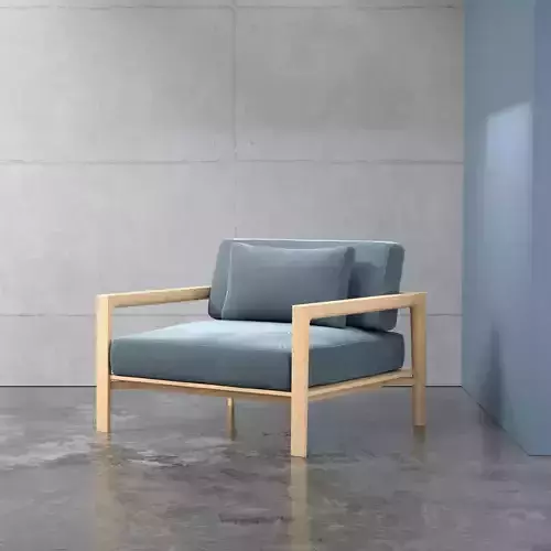 SP01 Ling Armchair 1002x900 3D model
