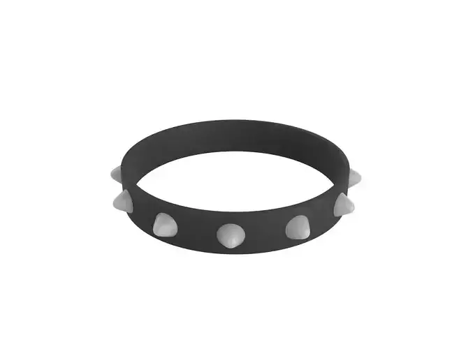Spike Collar 3D model