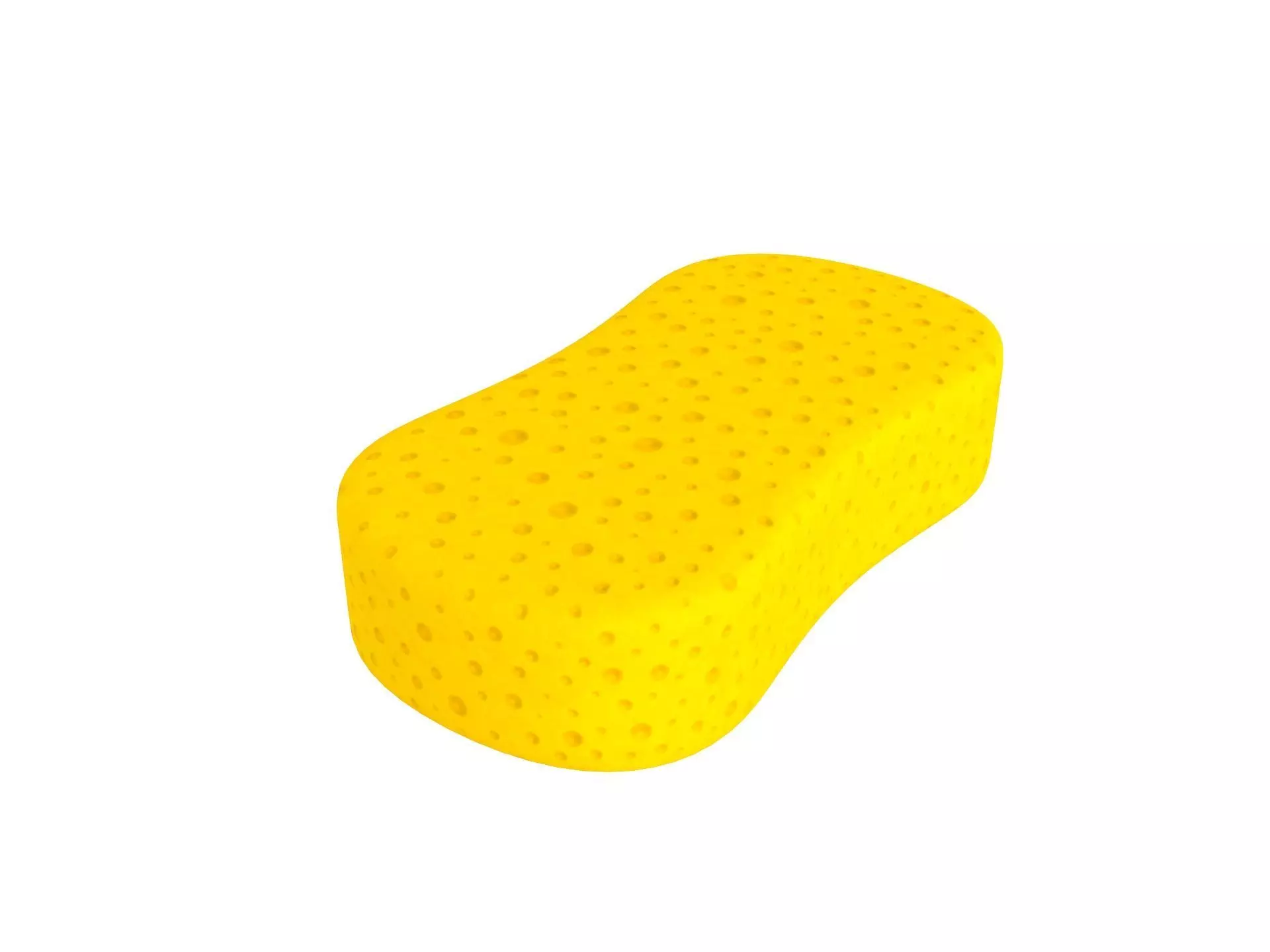 Sponge Low-poly 3D model_0