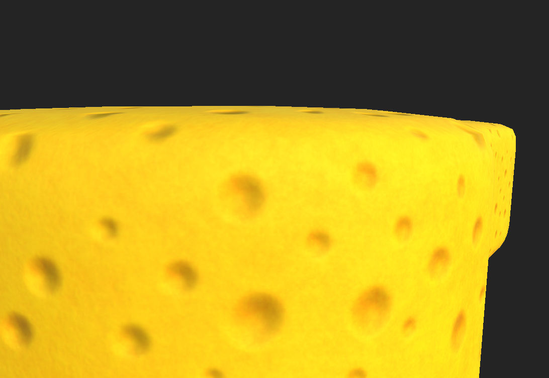 Sponge Low-poly 3D model_8