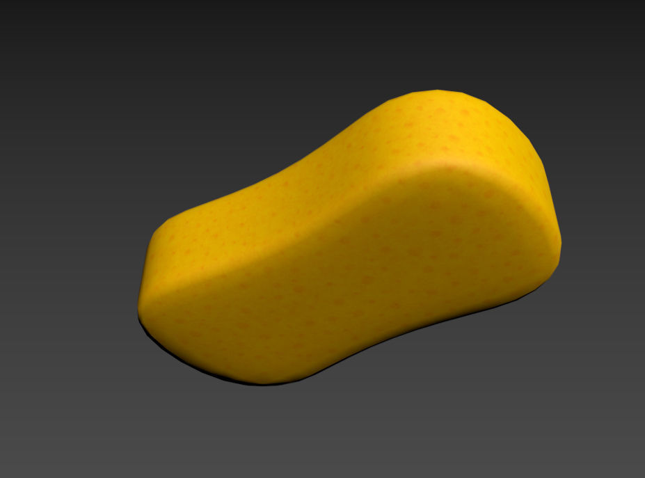 Sponge Low-poly 3D model_12