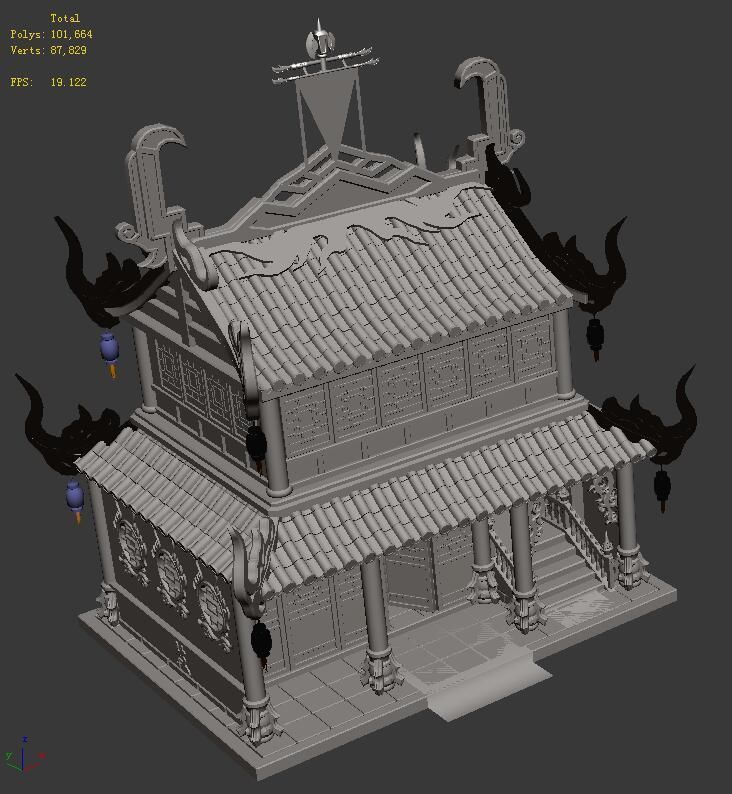 Gang - residence 02 3D model_1