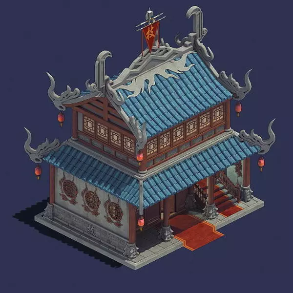 Gang - residence 02 3D model_0