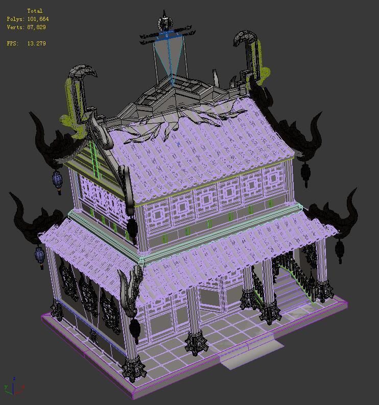 Gang - residence 02 3D model_2