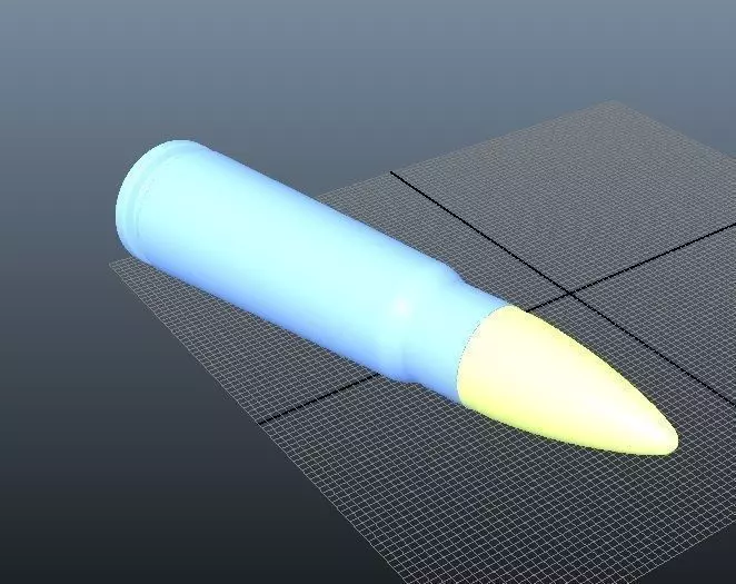 gunnero bullet Free 3D model_0