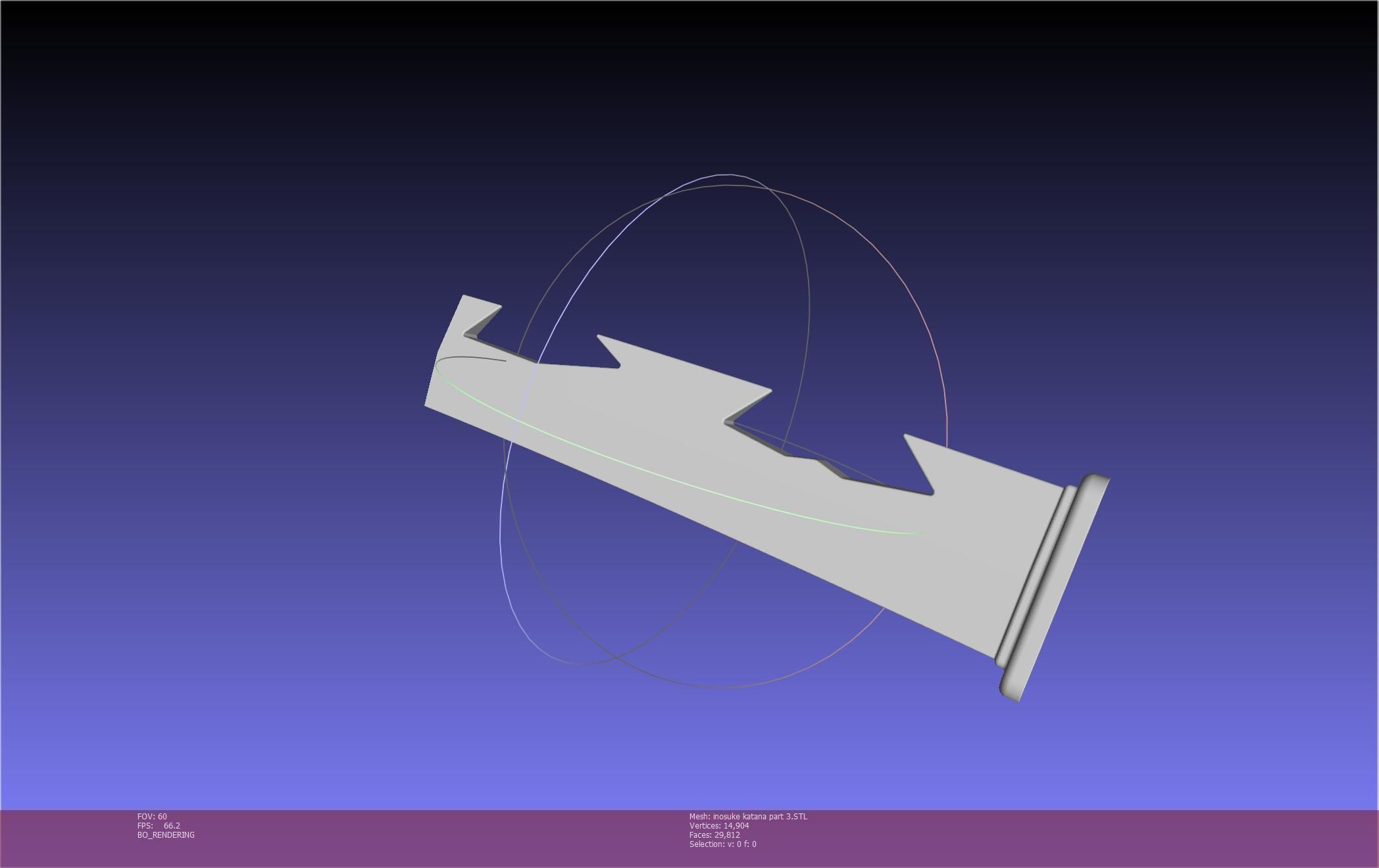 Demon Slayer Inosuke Katanas Printable Model 3D print model_123