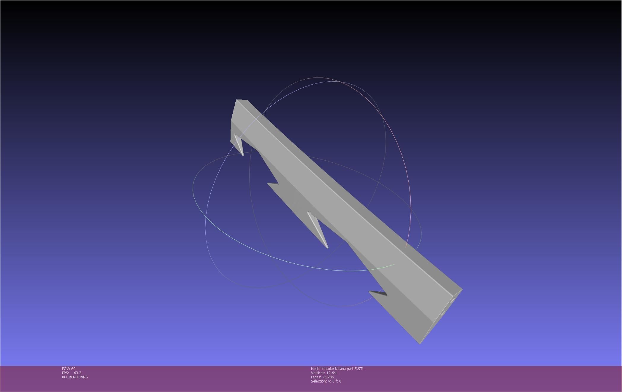 Demon Slayer Inosuke Katanas Printable Model 3D print model_140