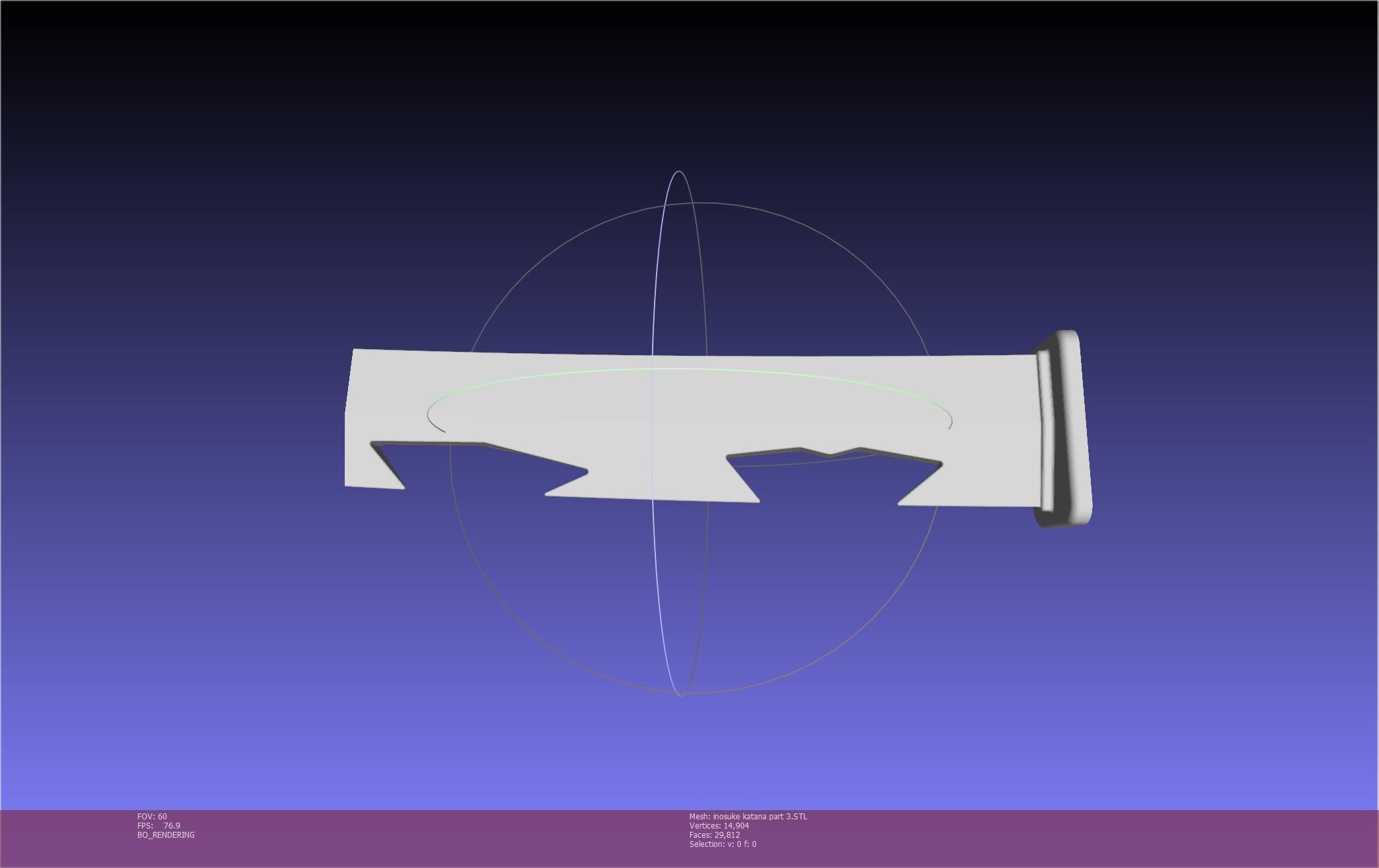 Demon Slayer Inosuke Katanas Printable Model 3D print model_112