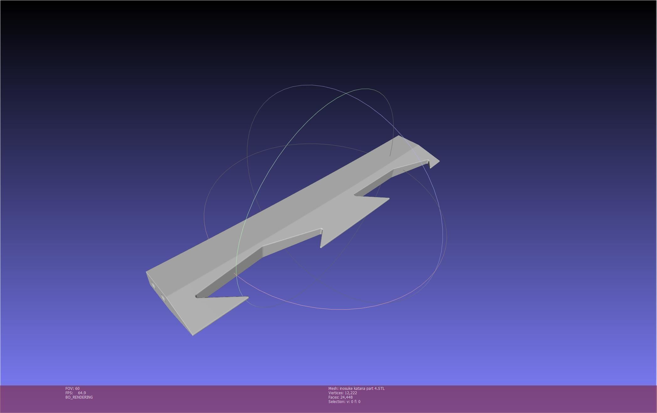 Demon Slayer Inosuke Katanas Printable Model 3D print model_133