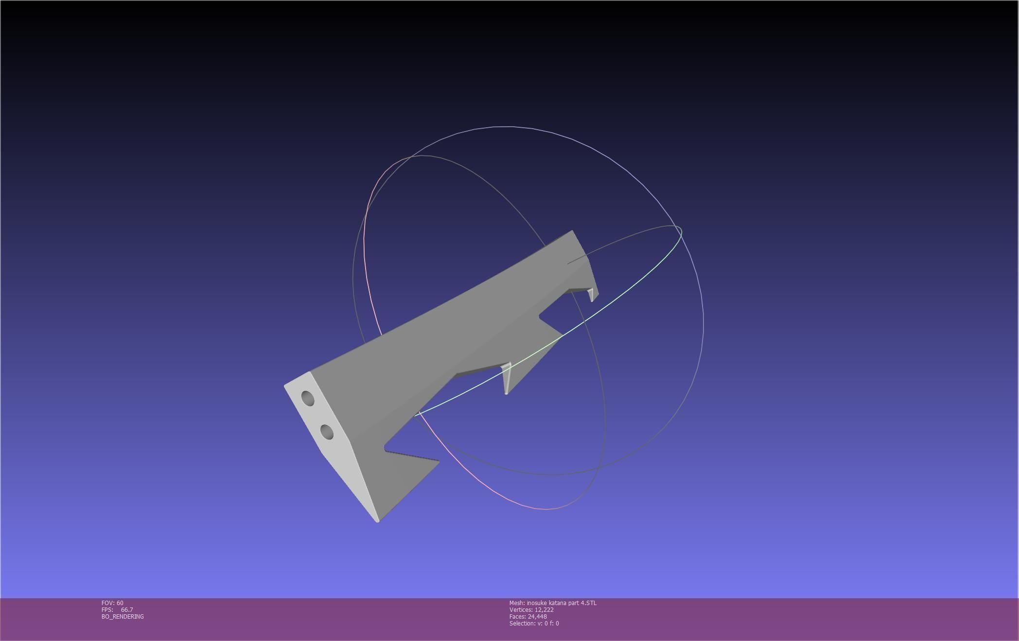 Demon Slayer Inosuke Katanas Printable Model 3D print model_129